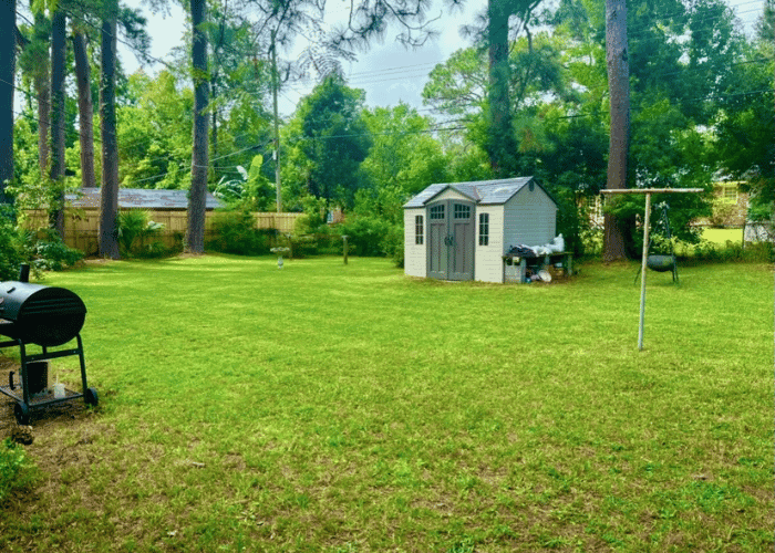 Pressure washing before and after